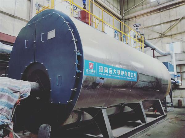 陜西某物業公司供暖用20噸燃氣熱水鍋爐